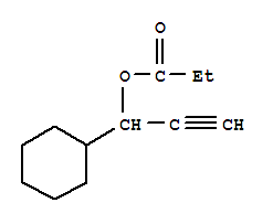 Cyclohexanemethanol, a-ethynyl-, 1-propanoate