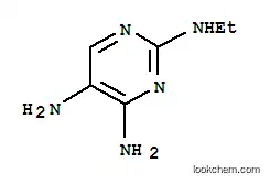 Molecular Structure of 100524-49-0 (Pyrimidine,  4,5-diamino-2-ethylamino-  (6CI))
