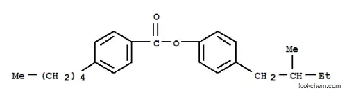 Molecular Structure of 100545-67-3 (Benzoic acid, 4-pentyl-, 4-(2-methylbutyl)phenyl ester)