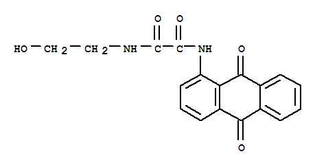 Molecular Structure of 100694-09-5 (Ethanediamide,N1-(9,10-dihydro-9,10-dioxo-1-anthracenyl)-N2-(2-hydroxyethyl)-)