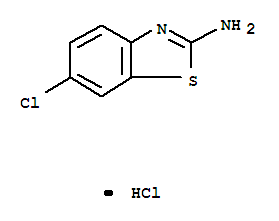 2-Benzothiazolamine,6-chloro-, hydrochloride (1:1) cas  61827-71-2