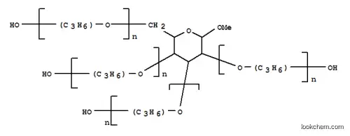Molecular Structure of 61849-72-7 (Poly[oxy(methyl-1,2-ethanediyl)],a-hydro-w-hydroxy-, ether with methyl b-D-glucopyranoside (4:1))