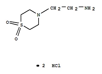 4-Thiomorpholineethanamine,1,1-dioxide, hydrochloride (1:2)