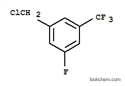 Molecular Structure of 634151-25-0 (3-FLUORO-5-TRIFLUOROMETHYLBENZYL CHLORIDE)