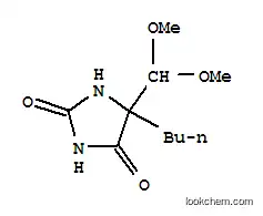 Molecular Structure of 6974-22-7 (5-butyl-5-(dimethoxymethyl)imidazolidine-2,4-dione)