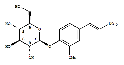 2-Methoxy-4-(2-nitrovinyl)phenyl] b-D-glucopyranoside