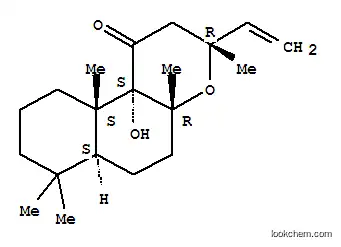 Molecular Structure of 72963-78-1 (9ALPHA-HYDROXY-8,13-EPOXY-LABD-14-EN-11-ONE)