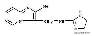 Molecular Structure of 802621-21-2 (Imidazo[1,2-a]pyridine, 3-[(2-imidazolin-2-ylamino)methyl]-2-methyl- (8CI))