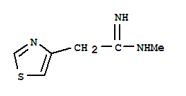 4-Thiazoleethanimidamide,N-methyl-