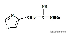 Molecular Structure of 802845-31-4 (4-Thiazoleacetamidine,  N-methyl-  (8CI))