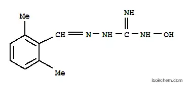 Molecular Structure of 802890-06-8 (Guanidine, 1-[(2,6-dimethylbenzylidene)amino]-3-hydroxy- (8CI))