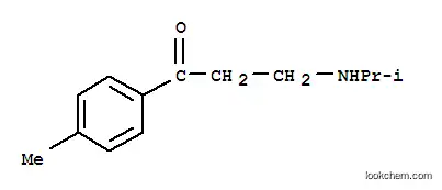 Molecular Structure of 804428-57-7 (1-Propanone,3-[(1-methylethyl)amino]-1-(4-methylphenyl)-(9CI))
