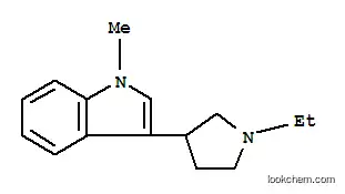 1H-Indole,3-(1-ethyl-3-pyrrolidinyl)-1-methyl-(9CI)