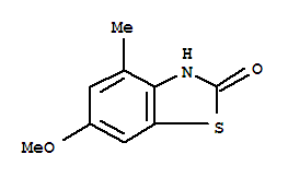 2(3H)-Benzothiazolone,6-methoxy-4-methyl-