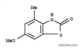 Molecular Structure of 80689-16-3 (6-Methoxy-4-methyl-2(3H)-benzothiazolone)