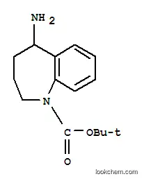Molecular Structure of 811841-95-9 (5-AMINO-2,3,4,5-TETRAHYDRO-BENZO[B]AZEPINE-1-CARBOXYLIC ACID TERT-BUTYL ESTER)