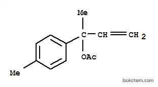 Molecular Structure of 815602-48-3 (Benzenemethanol, alpha-ethenyl-alpha,4-dimethyl-, acetate (9CI))