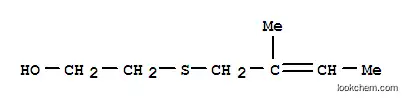 2-((2-Methylbut-2-enyl)thio)ethanol