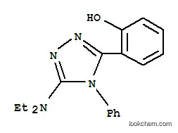 Molecular Structure of 82619-87-2 (2-(5-(Diethylamino)-4-phenyl-4H-1,2,4-triazol-3-yl)phenol)