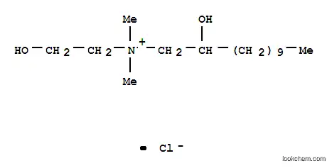 Molecular Structure of 82711-93-1 (dodecyl-2-hydroxy(2-hydroxyethyl)dimethylammonium chloride)
