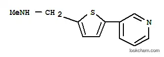 Molecular Structure of 837376-49-5 (N-methyl-(5-pyrid-3-ylthien-2-yl)methylamine)