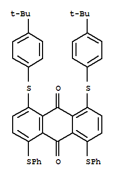 9,10-Anthracenedione,1,8-bis[[4-(1,1-dimethylethyl)phenyl]thio]-4,5-bis(phenylthio)-