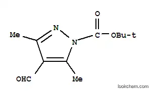 Molecular Structure of 844891-13-0 (TERT-BUTYL 4-FORMYL-3,5-DIMETHYL-1H-PYRAZOLE-1-CARBOXYLATE)