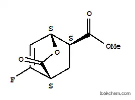 Molecular Structure of 847823-64-7 (2-Oxabicyclo[2.2.2]oct-7-ene-6-carboxylicacid,8-fluoro-3-oxo-,methylester,(1R,4R,6R)-rel-(9CI))