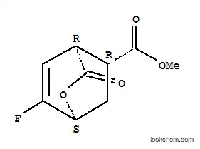 Molecular Structure of 847823-77-2 (2-Oxabicyclo[2.2.2]oct-7-ene-5-carboxylicacid,7-fluoro-3-oxo-,methylester,(1R,4S,5S)-rel-(9CI))