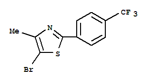 Thiazole,5-bromo-4-methyl-2-[4-(trifluoromethyl)phenyl]-