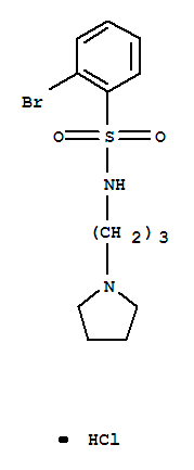 2-BROMO-N-(3-PYRROLIDIN-1-YL-PROPYL)-BENZENESULFONAMIDE HCL