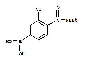 3-CHLORO-4-(N-ETHYLCARBAMOYL)BENZENEBORONIC ACID