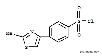Molecular Structure of 852180-73-5 (4-(2-METHYL-1,3-THIAZOL-4-YL)BENZENESULFONYL CHLORIDE)