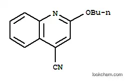 Molecular Structure of 859929-66-1 (Cinchoninonitrile,  2-butoxy-  (3CI))