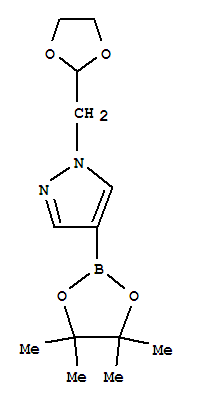 1H-Pyrazole,1-(1,3-dioxolan-2-ylmethyl)-4-(4,4,5,5-tetramethyl-1,3,2-dioxaborolan-2-yl)-(864754-17-6)