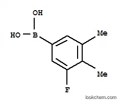Molecular Structure of 864759-65-9 (3,4-DIMETHYL-5-FLUORO-PHENYLBORONIC ACID)