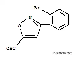 Molecular Structure of 869496-61-7 (3-(2-BROMO-PHENYL)-ISOXAZOLE-5-CARBALDEHYDE)