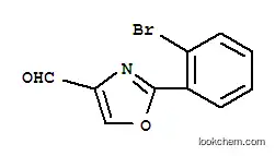 Molecular Structure of 885274-34-0 (2-(2-BROMO-PHENYL)-OXAZOLE-4-CARBALDEHYDE)