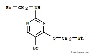 2-BENZYLAMINO-4-BENZYLOXY-5-BROMOPYRIMIDINE