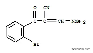 Molecular Structure of 886361-83-7 (3-(Dimethylamino)-2-(2-bromobenzoyl)acrylonitrile)