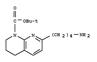 7-(4-Amino-butyl)-3,4-dihydro-2H-[1,8]naphthyridine-1-carboxylic acid tert-butyl ester