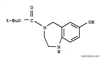 Molecular Structure of 886364-39-2 (4-BOC-7-HYDROXY-2,3,4,5-TETRAHYDRO-1H-BENZO[E][1,4]DIAZEPINE)