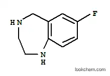 Molecular Structure of 886366-21-8 (7-FLUORO-2,3,4,5-TETRAHYDRO-1H-BENZO[E][1,4]DIAZEPINE)