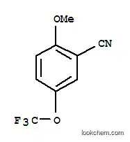 Molecular Structure of 886500-03-4 (2-METHOXY-5-TRIFLUOROMETHOXY-BENZONITRILE)