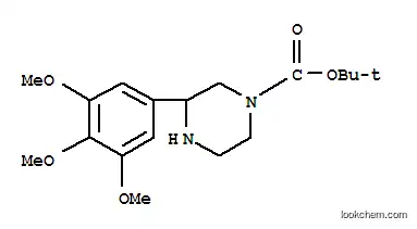 Molecular Structure of 886770-31-6 (3-(3,4,5-TRIMETHOXY-PHENYL)-PIPERAZINE-1-CARBOXYLIC ACID TERT-BUTYL ESTER)