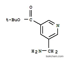 Molecular Structure of 887579-76-2 (TERT-BUTYL 5-(AMINOMETHYL)NICOTINATE)