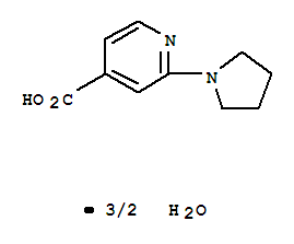 4-Pyridinecarboxylicacid, 2-(1-pyrrolidinyl)-, hydrate (2:3)