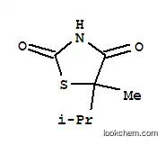 Molecular Structure of 89295-65-8 (2,4-Thiazolidinedione,5-methyl-5-(1-methylethyl)-(9CI))