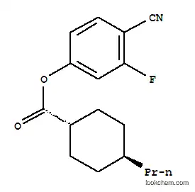 Molecular Structure of 90525-57-8 (4-CYANO-3-FLUOROPHENYL TRANS-4-PROPYLCYCLOHEXANECARBOXYLATE)