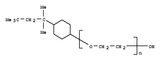 Poly(oxy-1,2-ethanediyl),a-[4-(1,1,3,3-tetramethylbutyl)cyclohexyl]-w-hydroxy-(92046-34-9)